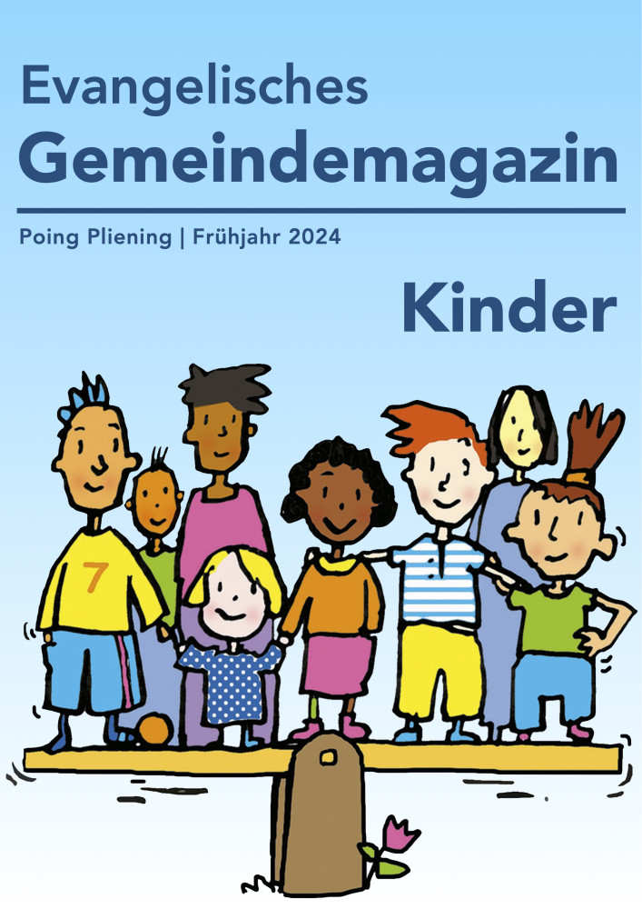 Titelblatt des aktuellen Gemeindemagazins Kinder